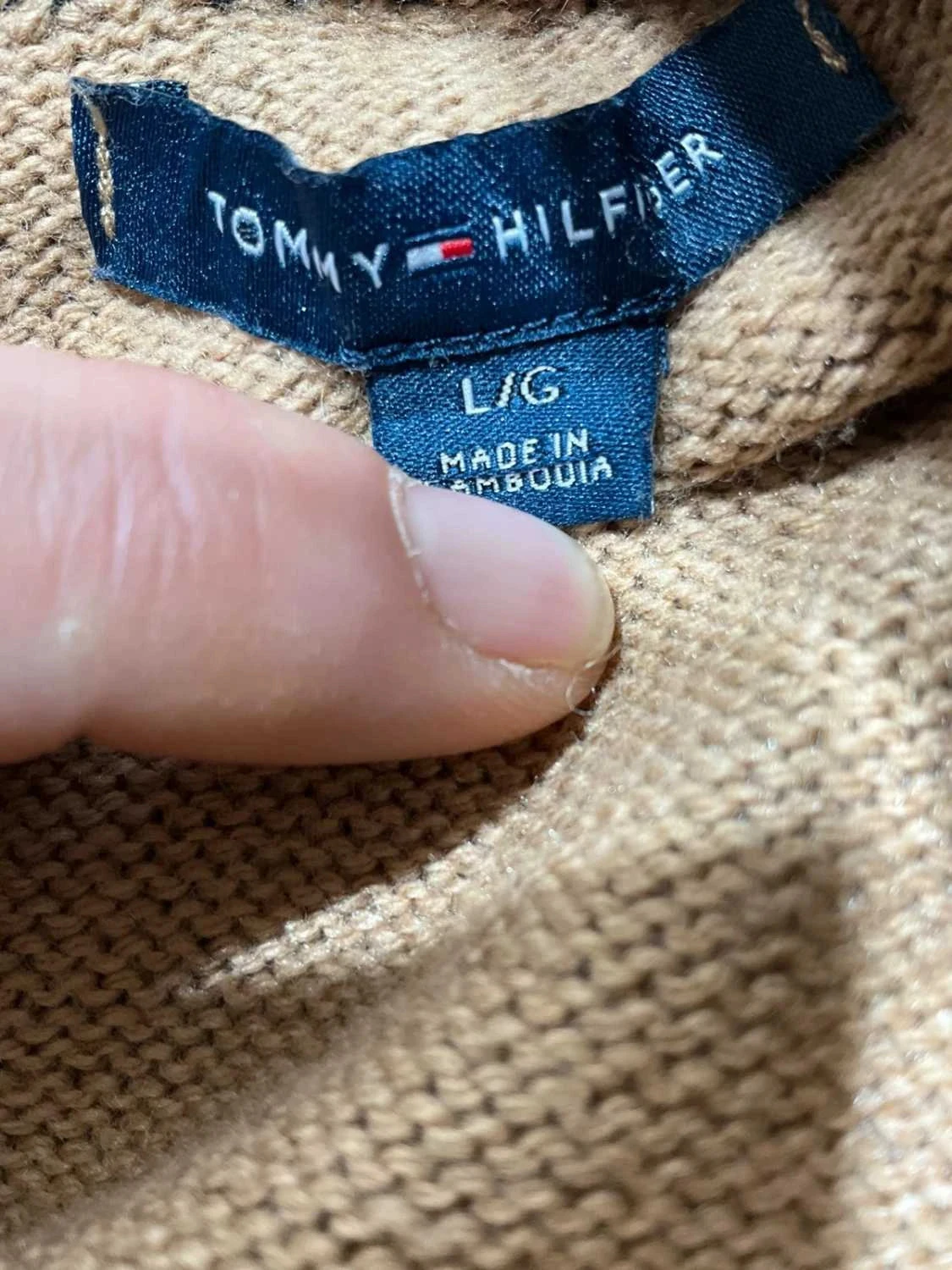 Tommy Hilfiger Women's L High Neck Pull Dress Beige – photo 7
